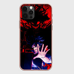 Чехол iPhone 12 Pro Max Аста и его черный демон Черный клевер