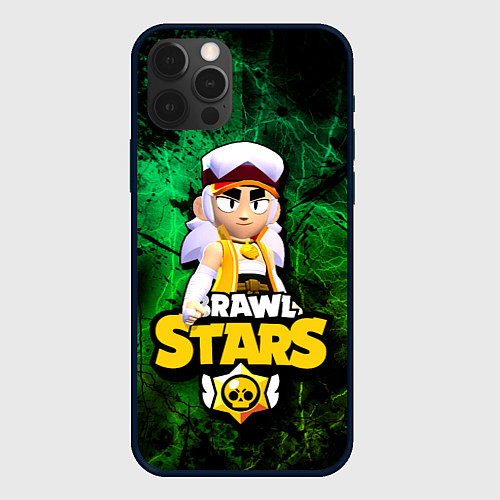 Чехол iPhone 12 Pro Max ФЭНГ БРАВЛ СТАРС, FANG BRAWL STARS / 3D-Черный – фото 1