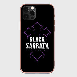 Чехол iPhone 12 Pro Max Black Sabbat Cross