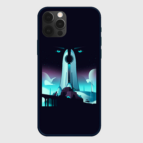 Чехол iPhone 12 Pro Max Destiny eyes / 3D-Черный – фото 1