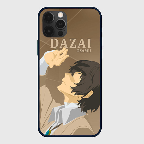 Чехол iPhone 12 Pro Max Дазай Осаму Dazai Osamu, bungou stray dogs образ / 3D-Черный – фото 1