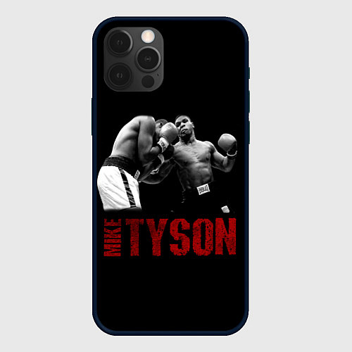 Чехол iPhone 12 Pro Max Майк Тайсон Mike Tyson / 3D-Черный – фото 1