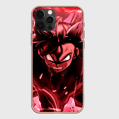 Чехол iPhone 12 Pro Max ДРАКОНИЙ ЖЕМЧУГ, DRAGON BALL В ЯРОСТИ / 3D-Светло-розовый – фото 1