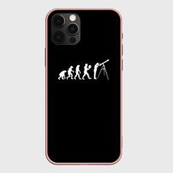 Чехол iPhone 12 Pro Max Astroevolution black synthetic edition