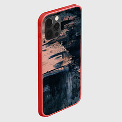 Чехол для iPhone 12 Pro Max Абстракция краска, цвет: 3D-красный — фото 2