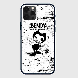 Чехол для iPhone 12 Pro Max Bendy and the ink machine - Black & White, цвет: 3D-черный