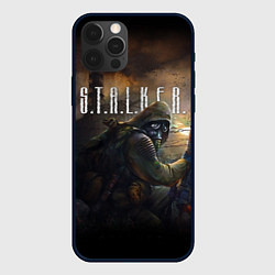 Чехол для iPhone 12 Pro Max СТАЛКЕР ТЕНИ ЧЕРНОБЫЛЯ, ЧАЭС STALKER, цвет: 3D-черный