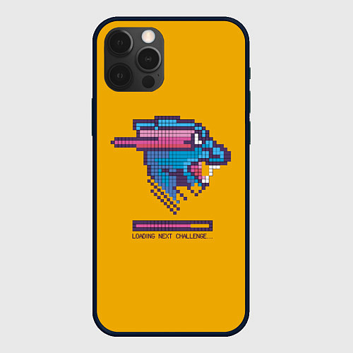 Чехол iPhone 12 Pro Max Mr Beast Pixel Art / 3D-Черный – фото 1