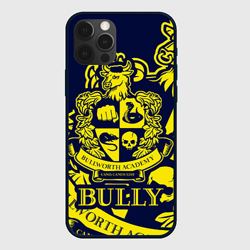 Чехол iPhone 12 Pro Max Bully, Bullworth Academy / 3D-Черный – фото 1