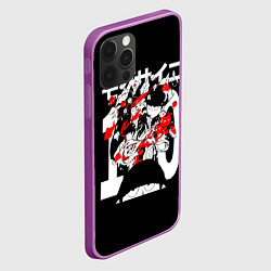 Чехол для iPhone 12 Pro Max Mob Psycho эмоции Шигео на 100, цвет: 3D-сиреневый — фото 2