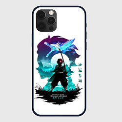 Чехол iPhone 12 Pro Max Танджиро Камадо Клинок рассекающий демонов