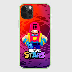 Чехол для iPhone 12 Pro Max GROM ИЗ ИГРЫ BRAWL STARS, цвет: 3D-салатовый