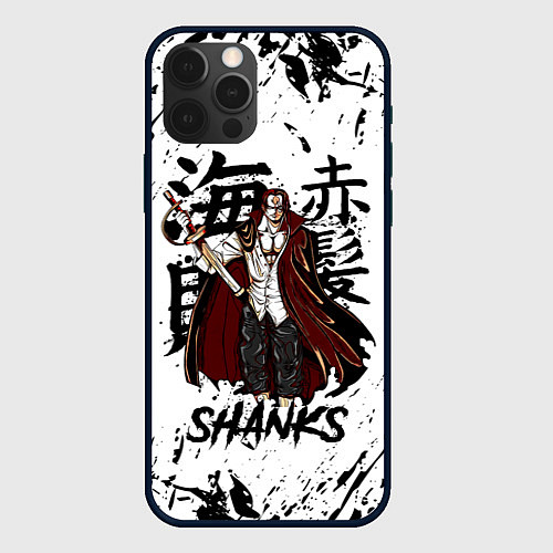 Чехол iPhone 12 Pro Max SHANKS ONE PIECE / 3D-Черный – фото 1