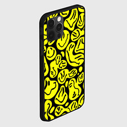 Чехол для iPhone 12 Pro Max The Смайлики, цвет: 3D-черный — фото 2