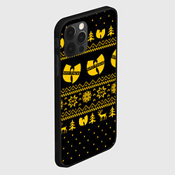 Чехол для iPhone 12 Pro Max НОВОГОДНИЙ СВИТЕР WU TANG CLAN, цвет: 3D-черный — фото 2