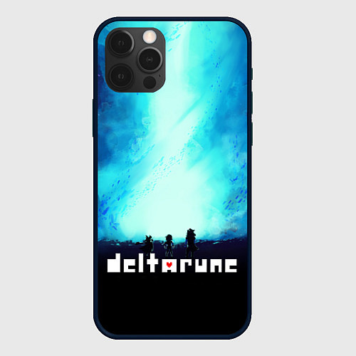 Чехол iPhone 12 Pro Max DELTARUNE ГЕРОИ ИГРЫ / 3D-Черный – фото 1