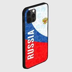 Чехол для iPhone 12 Pro Max RUSSIA SPORT STYLE РОССИЯ СПОРТИВНЫЙ СТИЛЬ, цвет: 3D-черный — фото 2