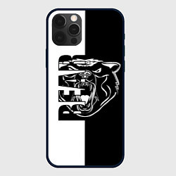 Чехол для iPhone 12 Pro Max BEAR Медведь, цвет: 3D-черный