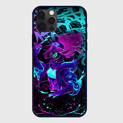 Чехол iPhone 12 Pro Max KDA NEON GRAFFITI LEAGUE OF LEGENDS