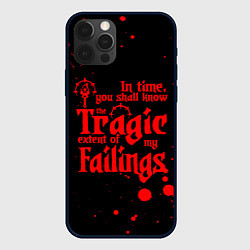 Чехол iPhone 12 Pro Max DARKEST DUNGEON RED, БРЫЗГИ КРОВИ