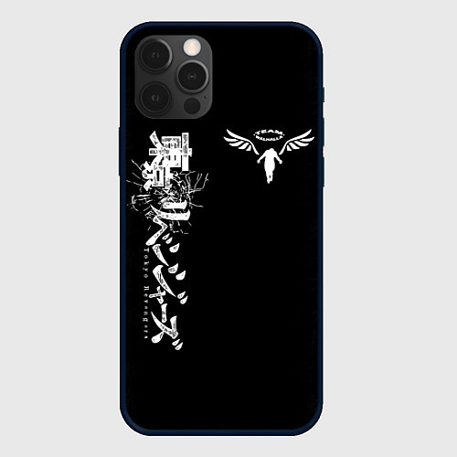 Чехол iPhone 12 Pro Max TOKYO REVENGERS WALHALLA TEAM WHITE / 3D-Черный – фото 1