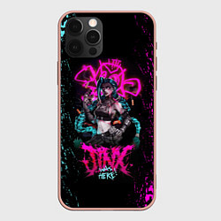 Чехол iPhone 12 Pro Max JINX ARCANE LEAGUE OF LEGENDS, КРАСКИ