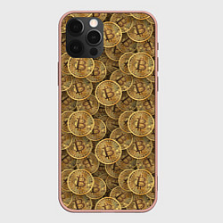 Чехол iPhone 12 Pro Max Bitcoins