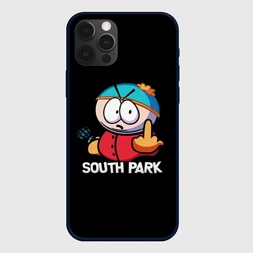 Чехол iPhone 12 Pro Max Южный парк Эрик South Park / 3D-Черный – фото 1