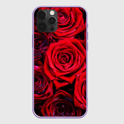 Чехол iPhone 12 Pro Max Вечернее вдохновение Любви / 3D-Сиреневый – фото 1