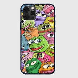 Чехол для iPhone 12 Pro Max Pepe BOMBING, цвет: 3D-черный