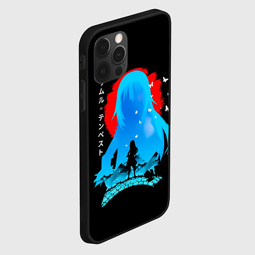 Чехол iPhone 12 Pro Max Rimuru - Мое перерождении в слизь / 3D-Черный – фото 2