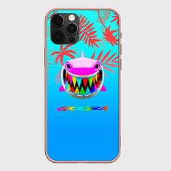 Чехол для iPhone 12 Pro Max 6IX9INE tropical, цвет: 3D-светло-розовый