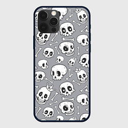 Чехол iPhone 12 Pro Max Skulls & bones