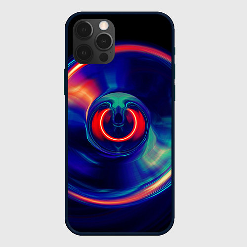 Чехол iPhone 12 Pro Max Сверхновая сингулярность / 3D-Черный – фото 1