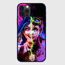 Чехол для iPhone 12 Pro Max Arcane League Of Legends JINX AND VI, цвет: 3D-черный