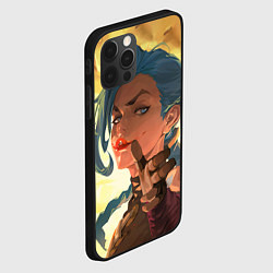 Чехол для iPhone 12 Pro Max Arcane League Of Legends JINX взрыв, цвет: 3D-черный — фото 2