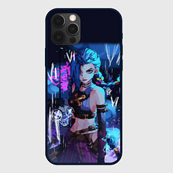 Чехол для iPhone 12 Pro Max Аркейн - League Of Legends Джинкс, цвет: 3D-черный