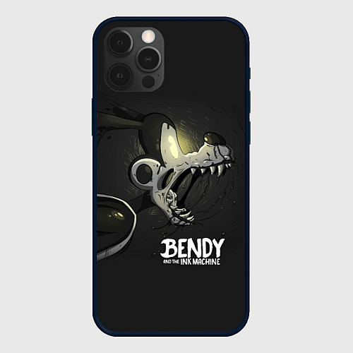 Чехол iPhone 12 Pro Max Bendy And The Ink Machine Бадди Борис / 3D-Черный – фото 1