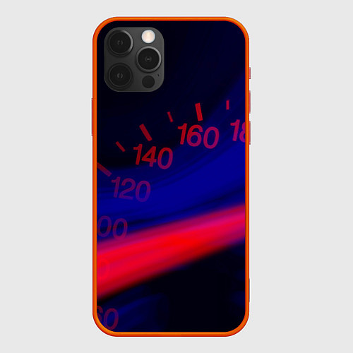 Чехол iPhone 12 Pro Max Скоростьspeed / 3D-Красный – фото 1