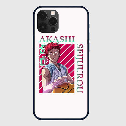 Чехол iPhone 12 Pro Max Akashi Seijuro - Kuroko No Basket / 3D-Черный – фото 1
