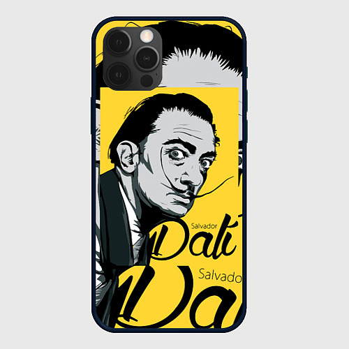 Чехол iPhone 12 Pro Max Сальвадор Дали Salvador Dali / 3D-Черный – фото 1