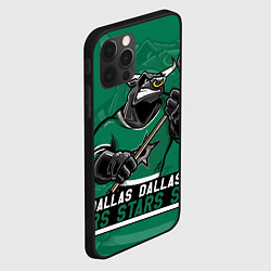 Чехол для iPhone 12 Pro Max Dallas Stars, Даллас Старз, цвет: 3D-черный — фото 2