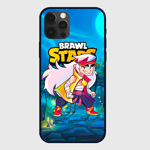 Чехол iPhone 12 Pro Max FANG BRAWL STARS GAME / 3D-Черный – фото 1