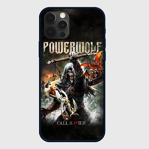 Чехол iPhone 12 Pro Max Powerwolf Call of the Wild / 3D-Черный – фото 1