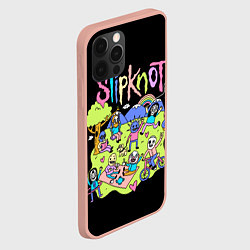 Чехол для iPhone 12 Pro Max Slipknot cuties, цвет: 3D-светло-розовый — фото 2