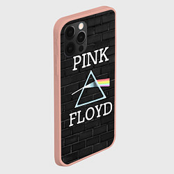 Чехол для iPhone 12 Pro Max PINK FLOYD LOGO - ПИНК ФЛОЙД ЛОГОТИП, цвет: 3D-светло-розовый — фото 2