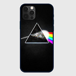 Чехол для iPhone 12 Pro Max PINK FLOYD - ПИНК ФЛОЙД ГЛИТЧ, цвет: 3D-черный