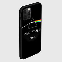 Чехол для iPhone 12 Pro Max PINK FLOYD TIME ПИНК ФЛОЙД ЛОГОТИП, цвет: 3D-черный — фото 2