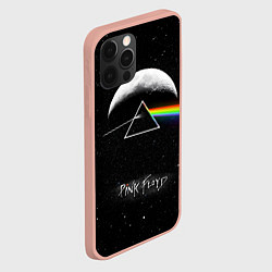 Чехол для iPhone 12 Pro Max PINK FLOYD LOGO ПИНК ФЛОЙД ЗВЕЗДЫ, цвет: 3D-светло-розовый — фото 2