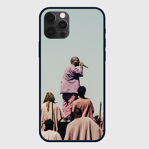 Чехол iPhone 12 Pro Max KanYe / 3D-Черный – фото 1